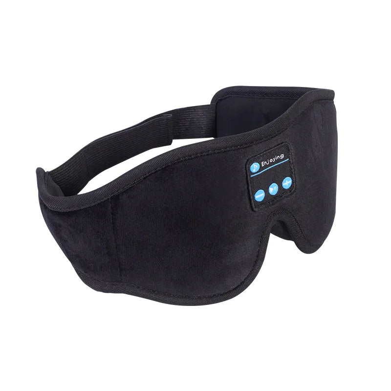 Bluetooth Sleep Mask Headphones-3D Blackout Eye Mask with Built-in Speakers